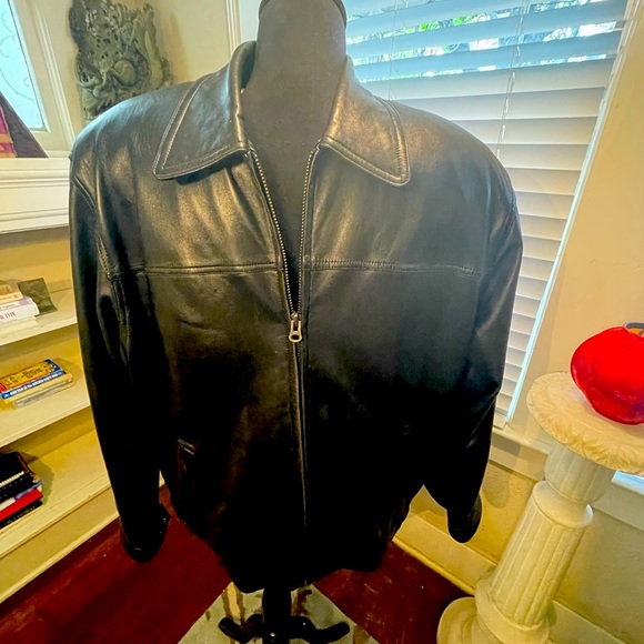 American Classics Colebrook Jackets & Coats Black Leather Jacket Large American Classics